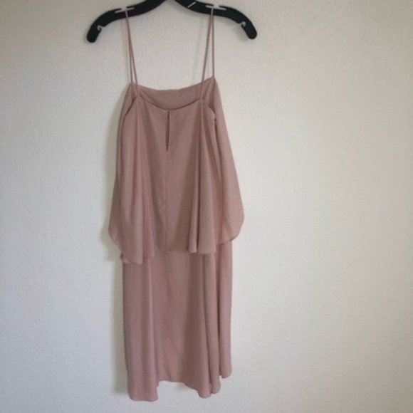 BANANA REPUBLIC Blush Flow Dress size 4P - Picture 4 of 6